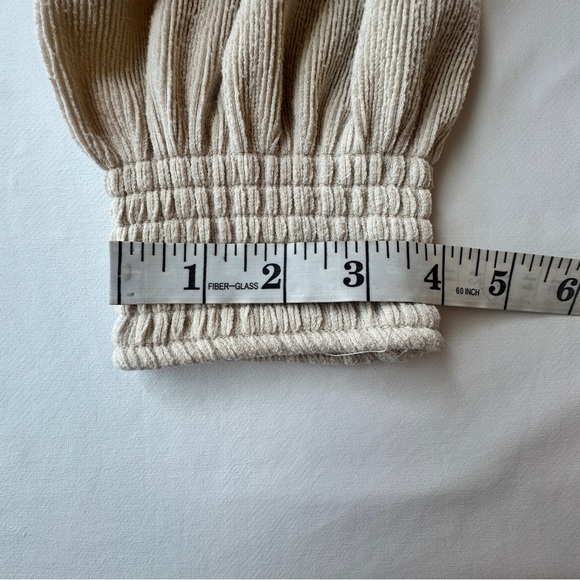 Zara Beige Knit stretchy Sweater small - Picture 6 of 13